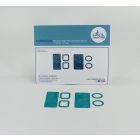 Page Tabs Debossed - Decorative Square + Oval Set x 6 dies