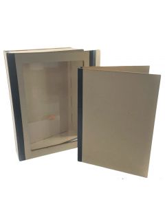 MDF Camelot Box, Arthur Folio Cover Set and 25mm x 50m Black Frame Tape