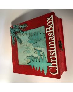 Christmas Keepsake Box with Stencil