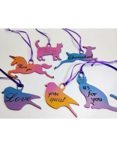 MDF Animal Gift Tags