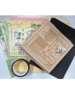 Complete decorative Hidden Frame album kit