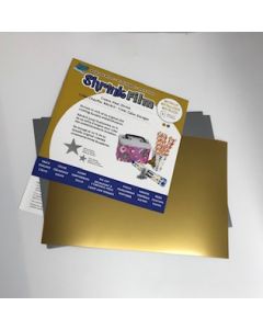 Metallic Shrink Film (Silver Gold) 8.25"x11.7"