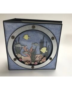 Story Frame Construction Album with Round Frame Ocean