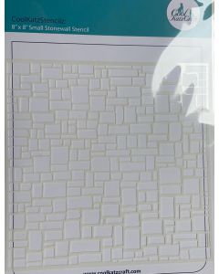 All New Small Stone Wall Stencil