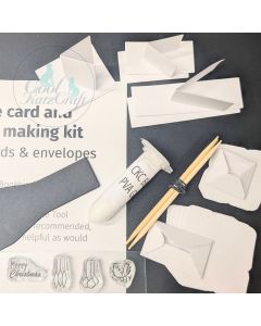 Merry Christmas 1:12 scale Card & Envelope Making Kit