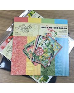 Complete Monster Book Album Kit Including Decorative Papers