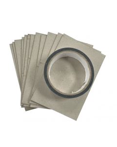 Concertina Greyboard Kit with silver frame tape