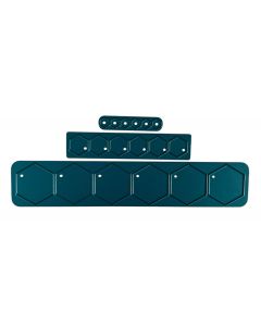 set of mini hexagon die plates  1/8", 1/4", 1/2", 