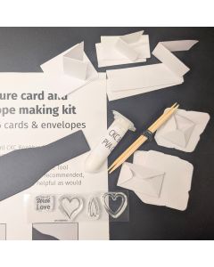 With Love 1:12 scale Card & Envelope Making Kit