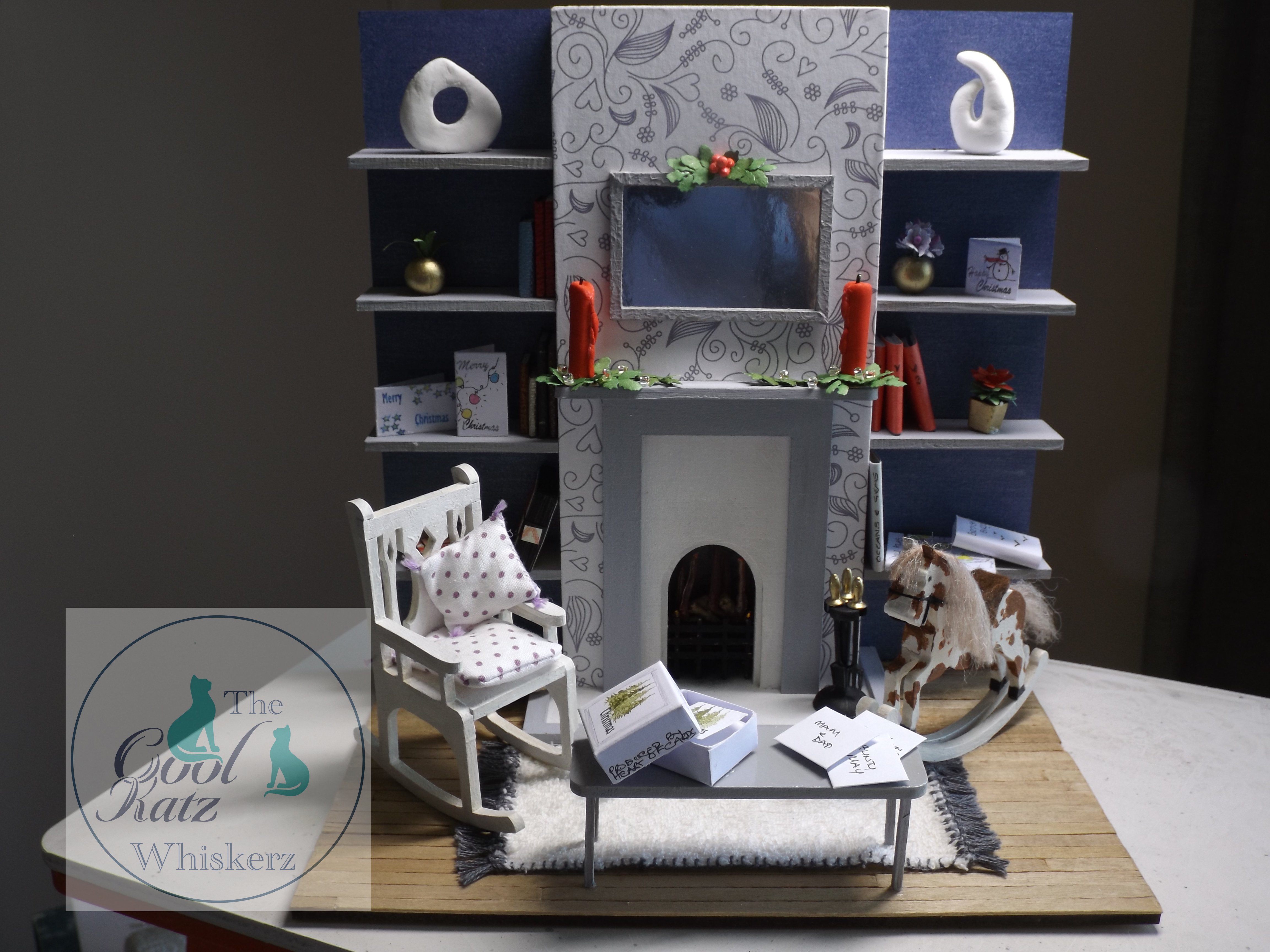 Sylvia's 1/12 scale Fireplace